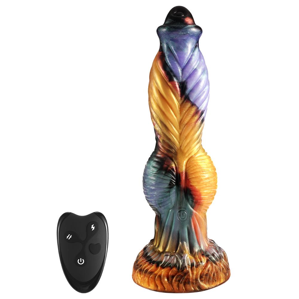 10.2inch Telescopic Dildo 3IN1 Monster Thick Dildos 7 Vibration 7 Thrusting Suction Cup Dildo Anal Sex Toys for Women Men Couple