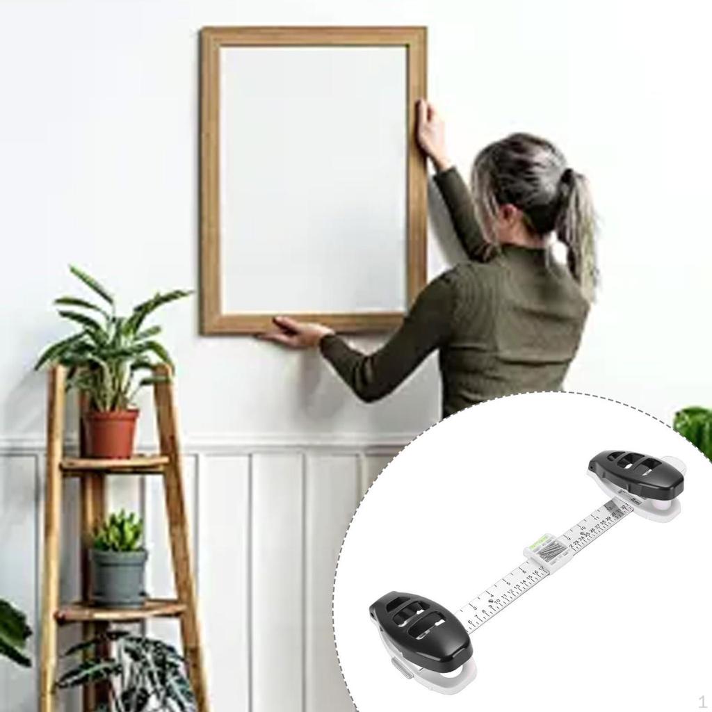 Picture Hanging Level Tool Frame Balance Measuring for Pictures Artwork Orange