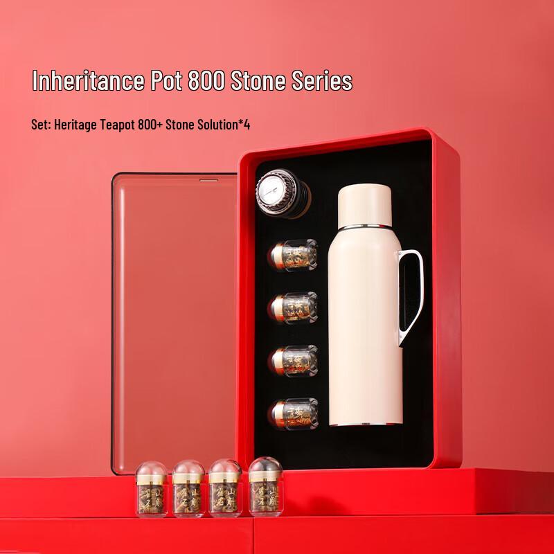 XIMX Pure Titanium Tea Infuser Thermos with Temperature Display