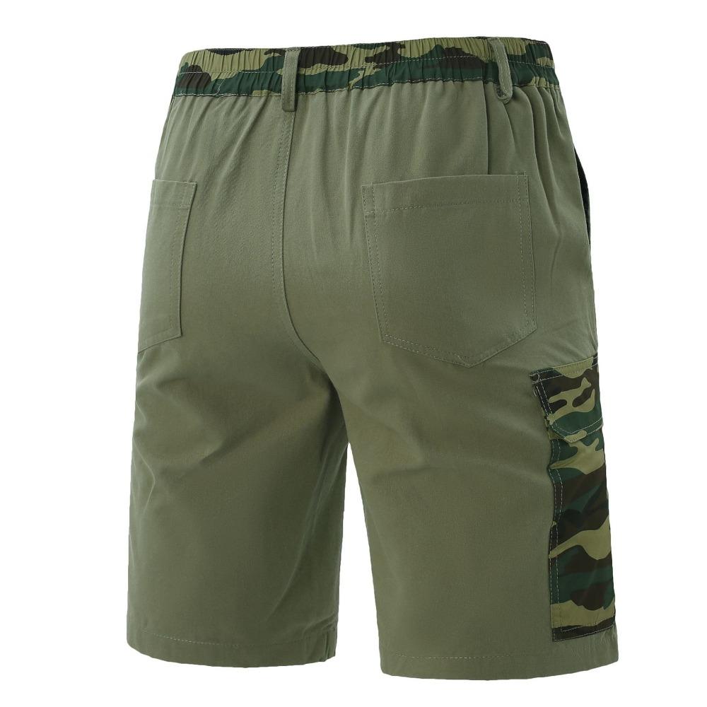 2025 New Men's Outdoor Beach Leisure Multi-pocket Camouflage Patchwork Shorts Fashion Men's Holiday Beach Shorts