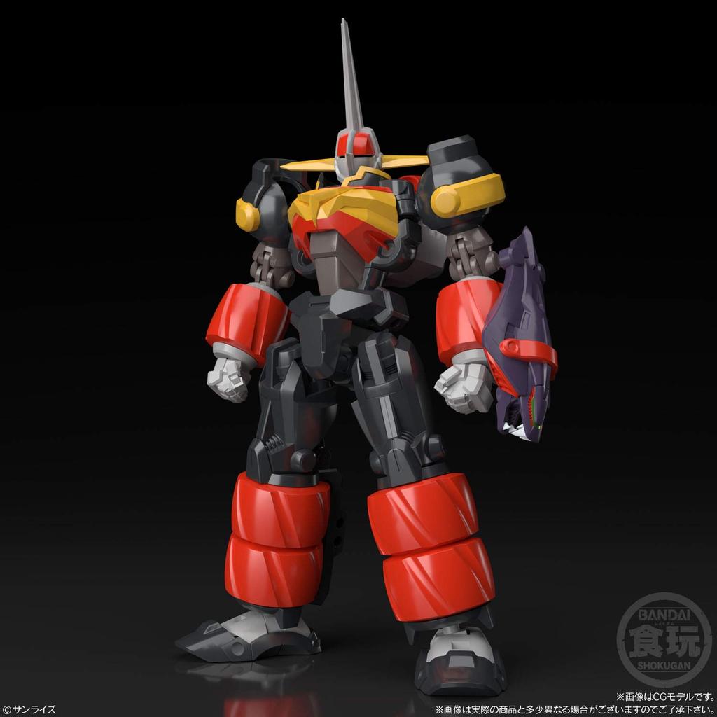 BANDAI Super Mini Plastic GEAR Warrior Dendou Oga Data Weapon Set Candy Warrior & (1 Piece) Toy/Gum (GEAR Dendou)