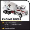 DIECAST MASTERS Western Star 4700 SB Concrete Mixer White Drum 71035 Cab/White