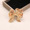 Alloy Butterfly Bow Brooch For Women Decorative Fashion Accessory Gift For Ladies