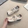 Niche Design Ballet Shoes Single Shoes Women's 2025 Spring New Square Head Retro Sports Casual Mary Jane Shoes