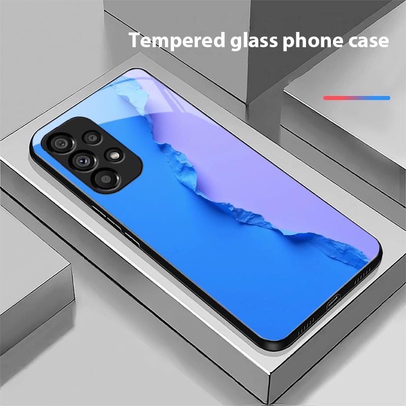 Black and White Images For Samsung Galaxy S10 S20 Plus S21 FE S22 23 24 FE S25 Ultra Black tempered glass phone case hard shell