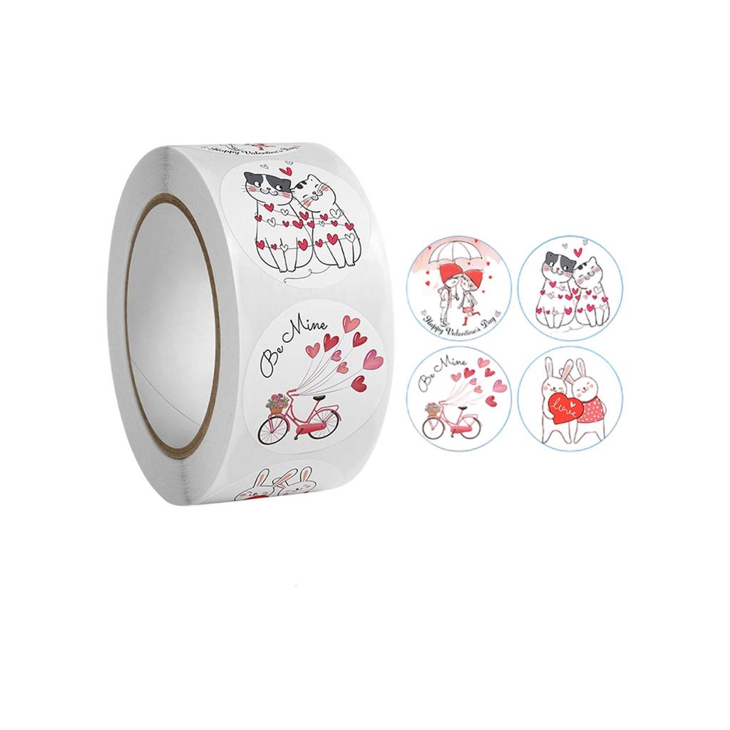 500pcs Heart Stickers , Cute Heart Stickers For Scrapbooking, Party Deco, Journal Planner