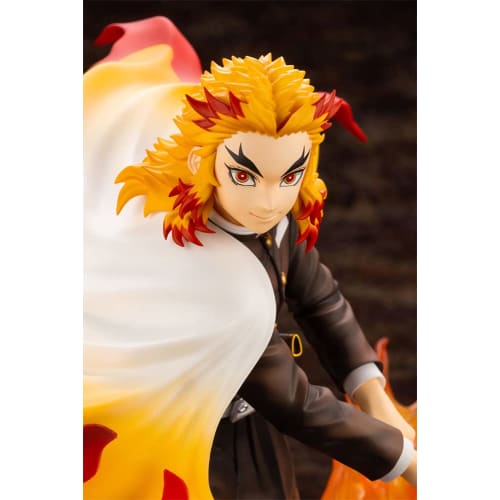 Kotobukiya ARTFX J Demon Slayer: Kimetsu No Yaiba Rengoku Kyojuro 1/8 Scale PVC Painted Complete Figure PP927