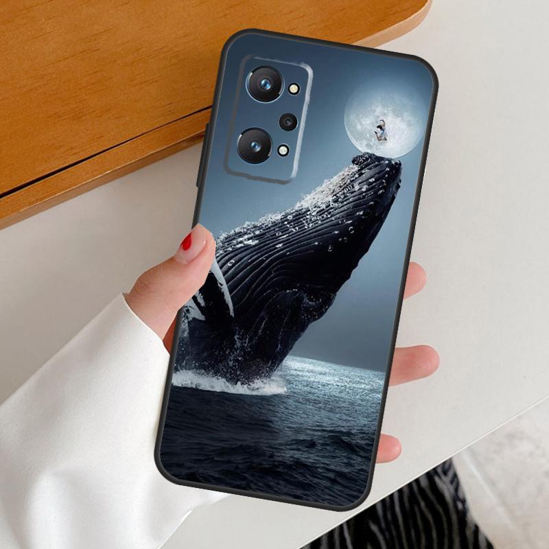 Whale Fish Wave Sea For Realme 15 Pro GT7 GT6 10 11 12 13 14 Pro Plus C67 C63 C61 C55 C51 C53 C35 C75 C65 Case