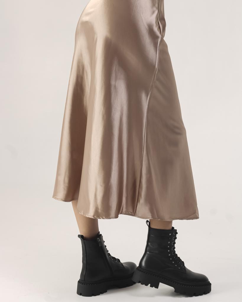 Satin Skirt MZR 20470 S Cappuccino