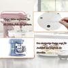 Clear Acrylic Mixer Slider Mat Coffee Maker Pad Moving Mat for 4.5-5QT 5K45SS 5KSM175PS 5KSM125 Stand Mixer Accessories