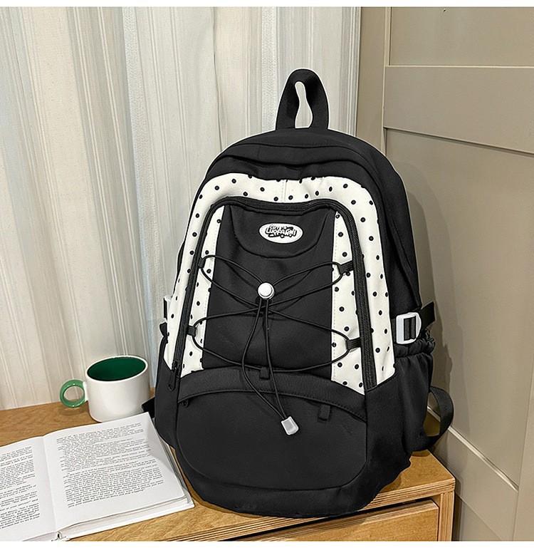 Schoolbag new Japanese ins high value fresh sweet candy color backpack junior high school students lightweight travel backpack