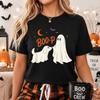 Boo Boo-p Dog Ghost Funny Halloween Dog Lovers Dog Mom T-Shirt