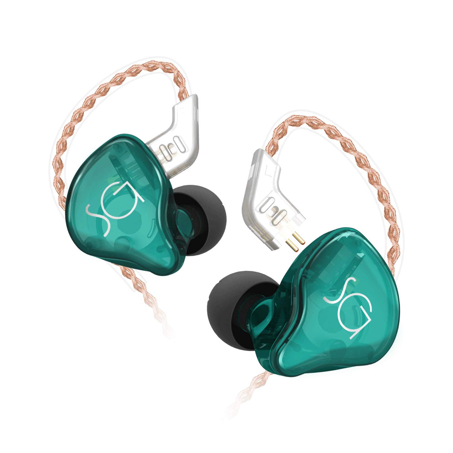 

SE01 GR Гібридні навушники з підтримкою аудіо (Зелений) Внутрішньовушні Hi-Res зелений