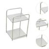 Bathroom Organizer Makeup for Vanity 2 Layer Storage Rack Countertop Shelf