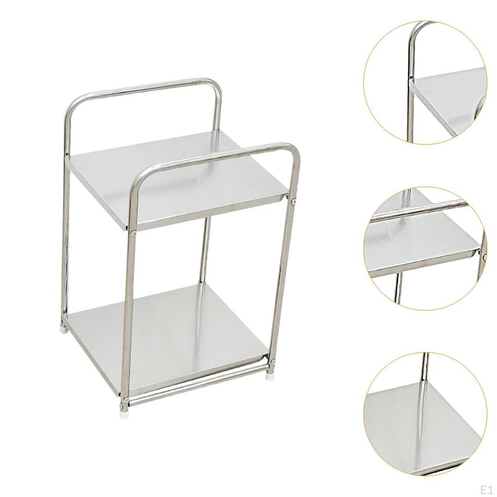 Bathroom Organizer Makeup for Vanity 2 Layer Storage Rack Countertop Shelf