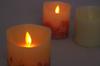 Nihon Rosoku LED Candle, "Akari To Tonari" (Light and Beside) Cherry Blossom Design, 7.5 X 7.5 X 8.5 Cm