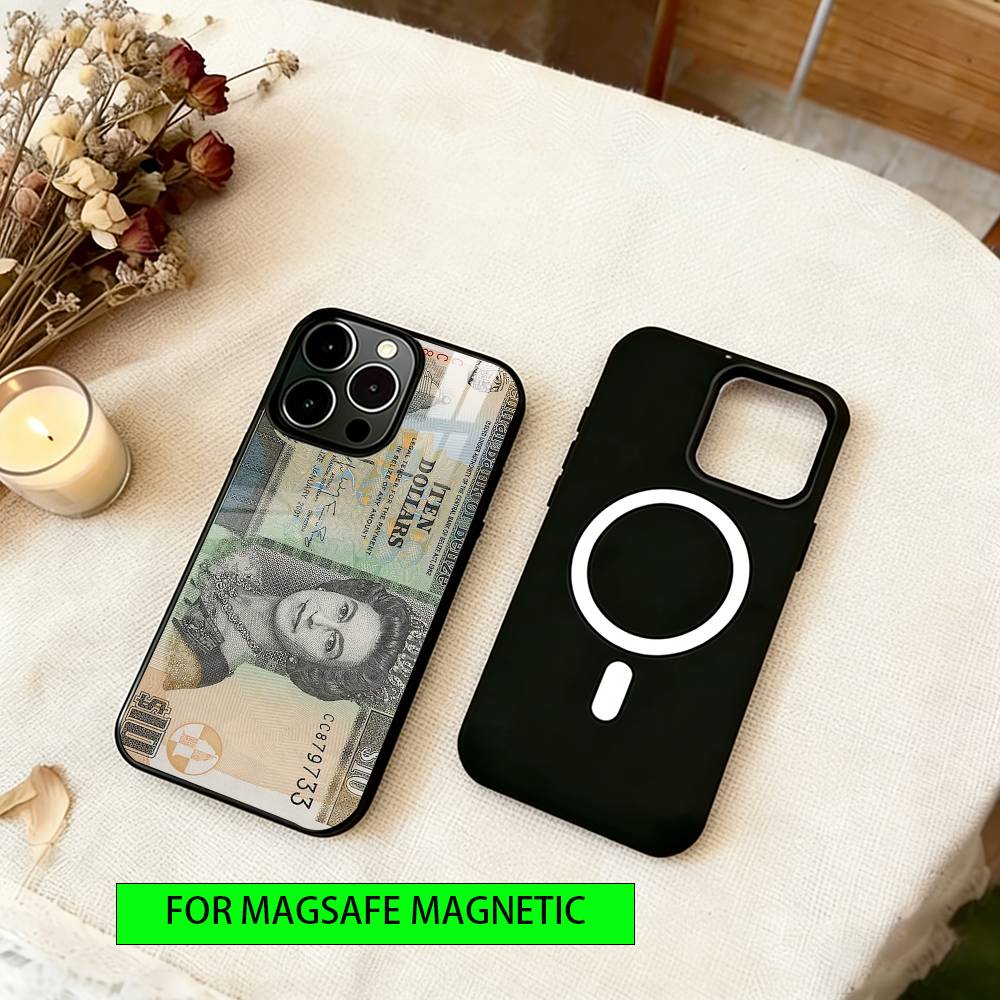 Banknotes of various countries Phone Case For iPhone17,16,15,14,13,12,11 Plus,Pro Magnetic For Magsafe Wireless Charging