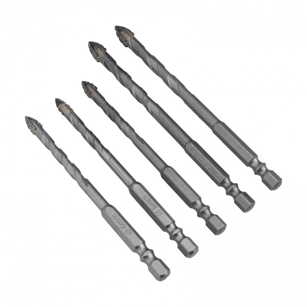 Tungsten Steel 5 Pcs Eccentric Drill Bit Set for Enhanced Performance