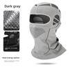 Pustende motorsykkelbalaklava ansiktsdeksel høy elastisk hjelmhette sykling sykkel skjerf vinter ski