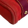 Louis Vuitton M40037 Tote Antigua Canvas Hippo PM Handbag Red Canvas Women Used