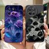 Flower Girly Fashion Phone Case For Realme 11 4G / Realme RMX3636 6.4" Back Cover Butterfly Love Heart Bumper Fundas Matte Capa