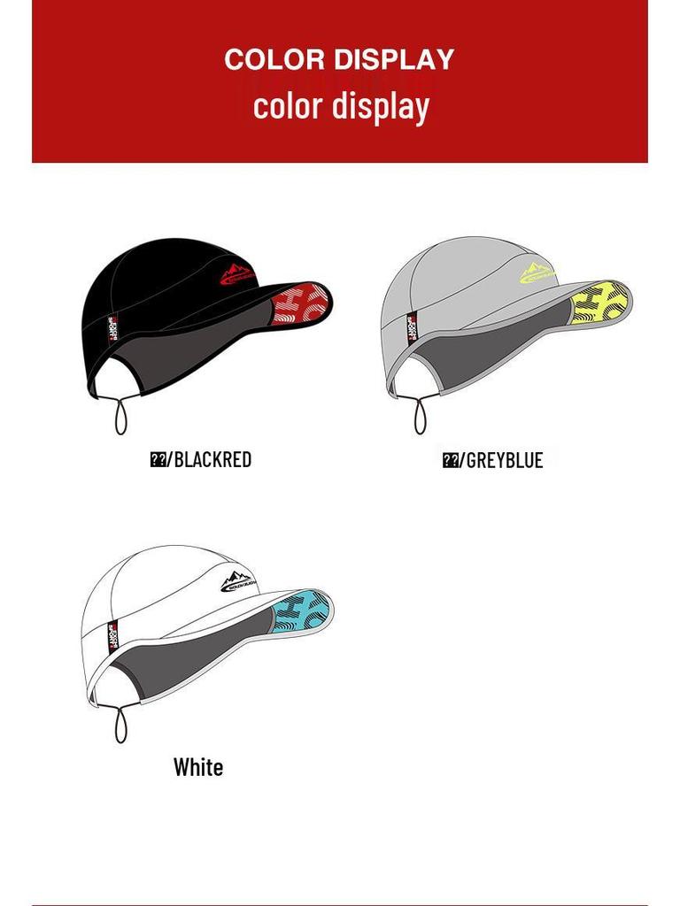 Summer Sports Visor: Lightweight, Breathable, Quick-Dry Sun Protection for Running, Training, Tennis, and Marathons