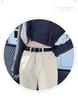 High-Waisted Fleece-Lined Korean Style Jeans for Petite Women, Autumn/Winter, Loose Fit, Straight Leg, Harem Carrot Cut.