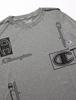 Champion Short Sleeve Crew Quick Antibacterial and Odor UV Graphic Logo Sport Medium Men's T-Shirt, Neck, Drying, Resistant, Protection, Print,