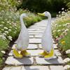Rain Boot Duck Figurine, Beach-themed Animal Resin Handicraft, Garden Lawn Creative Landscape Decoration