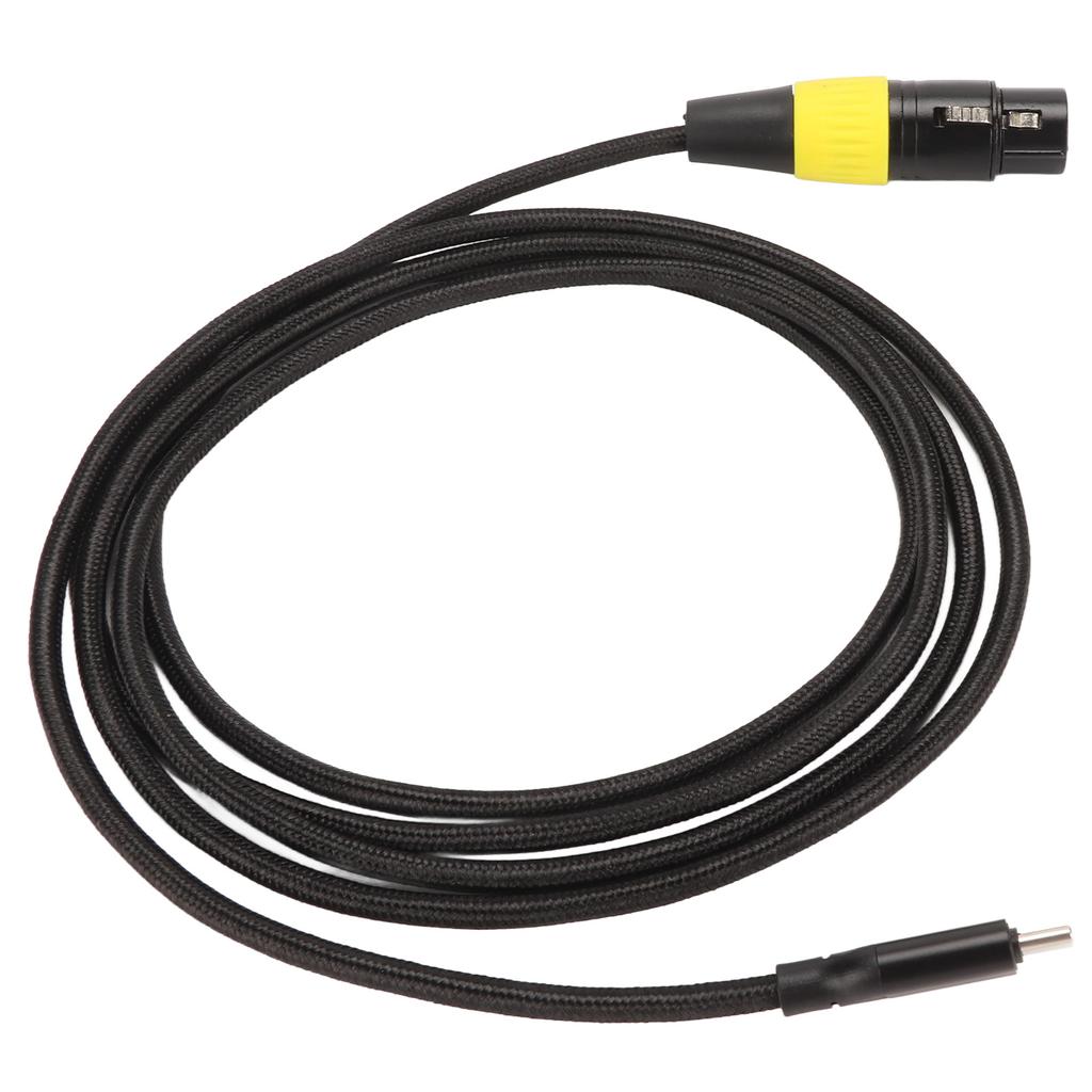XLR na USB C Kabel Flexibilní Typ C Samec na XLR Samice Kabel Konektor Adaptér pro PC Telefon Tablet 2