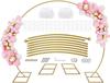 Balloon Arch Metal Frame Decoration Birthday Balloon Wedding Gold
