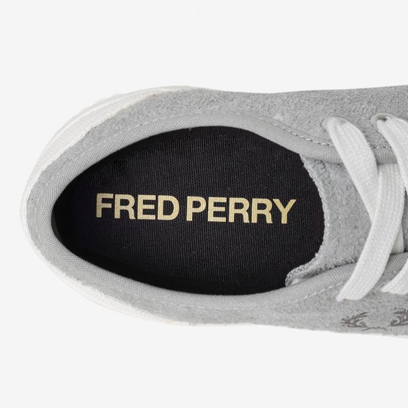Fred Perry 23ss Unisex Sneakers Low Textured Suede Hues