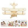NOLITOY DIY Wooden Airplane Model 3D Assembly Handmade Craft Set for 21 X 17 Develops Imagination and Manipulation Skills Puzzle, Kit, Kids, Cm,