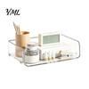 Stationery Storage Tray Clear Acrylic File Organizer Tray, 1/2/3/4/5 Tier Paper Ducument Document Holder Box, Stackable Office Supplies Desk Rack Box