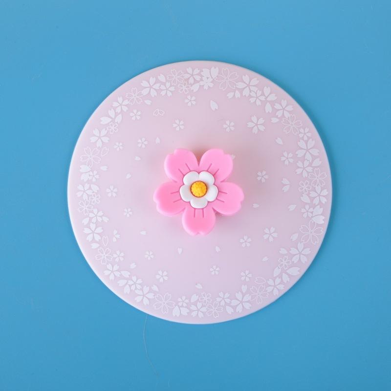 Mug Silicone Cup Lid Universal Breakfast Cup Lid Food Grade Lid Cute Cartoon Design