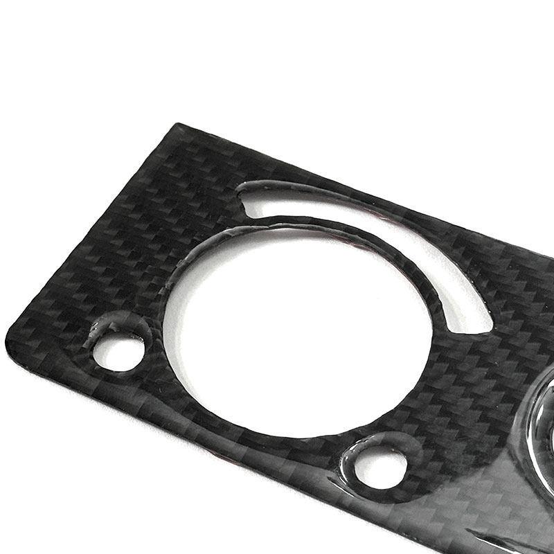 Car Soft Carbon Fiber Interior Accessories Headlight Switch Button Frame Trim Cover For Mercedes Benz E Class W211 2003-2009