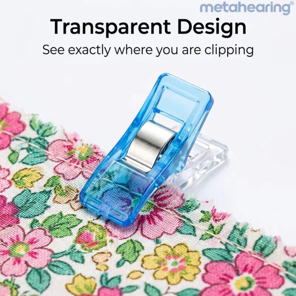 50pcs/box Portable Sewing Clips Multi-Purpose Patchwork Clips Diy Supplies Fabric Clips Embroidery