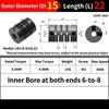 Elastic Plastic Concentric Coupling Maintenance Free Parallel Connecting Coupler for Textile Machinery Encoder