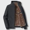 2026 Dad's Velvet Coat: Thick, Warm Casual Jacket for Autumn and Winter - Perfect for Middle-Aged and Elderly Men