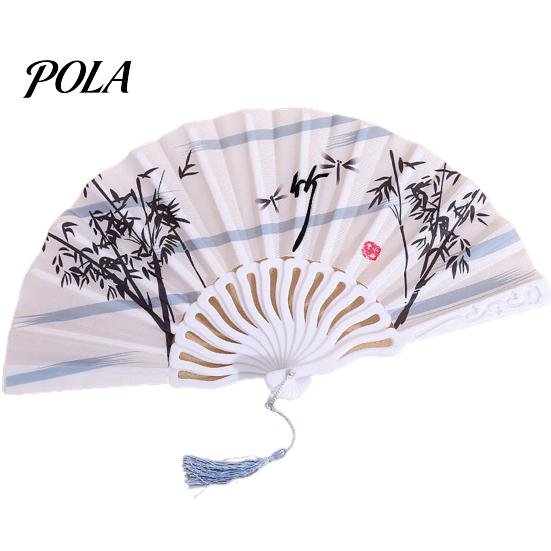 Folding Fan Glossy Texture Beautiful Various Styles Smooth Surface Fine Fans Workmanship Decoration Oxford Cloth Chinese Style Handheld Home