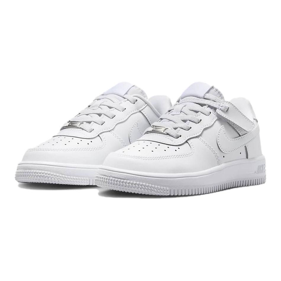 Nike Force 1 Low EasyOn PS Triple White Kids Sneakers FN0237-111