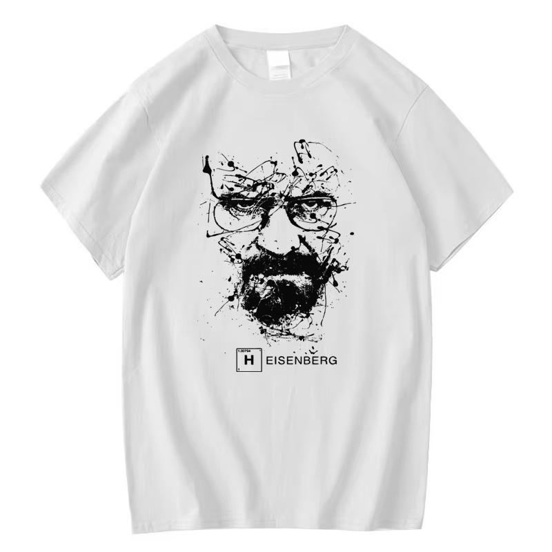 2026 Hot Sale Men Fashion Casual Top Quality Cotton T-Shirts Men Heisenberg Camisetas Hombre Women Streetwear Short Sleeve Tee Top 4XL