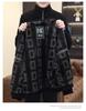 2025 Men's Gold Sable Velvet Thickened Chenille Lapel Jacket for Middle-Aged & Young Casual Wear