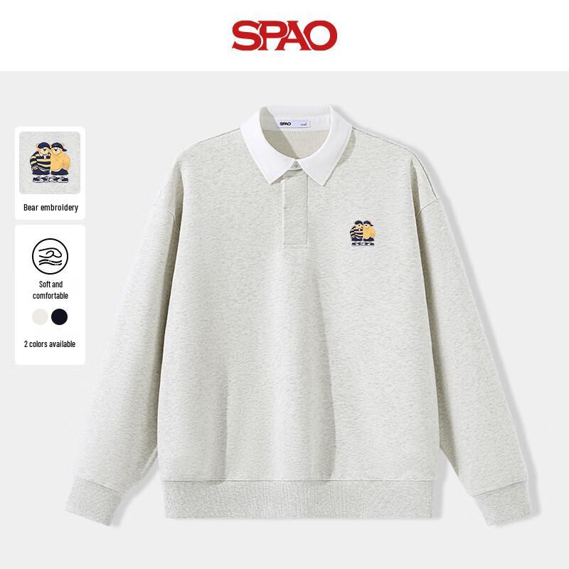 

Мужской свитшот SPAO с вышивкой «Американский медведь» XL