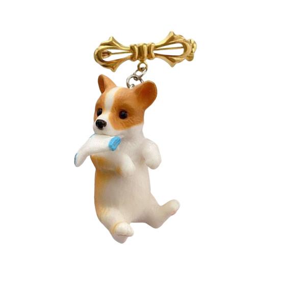 

Women Brooch Bow Cat Hug Branch Design Lapel Pin Non-Slip Buckle Animal Charm Scarf Badge Clothing Bags Accessories B