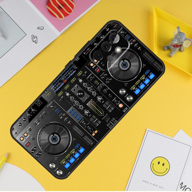 Electronic Music DJ Controller Mixer Cover For Samsung Galaxy A34 A35 A14 A15 A25 A53 A33 A13 A52 A32 A12 A51 A71 A54 A55 Case