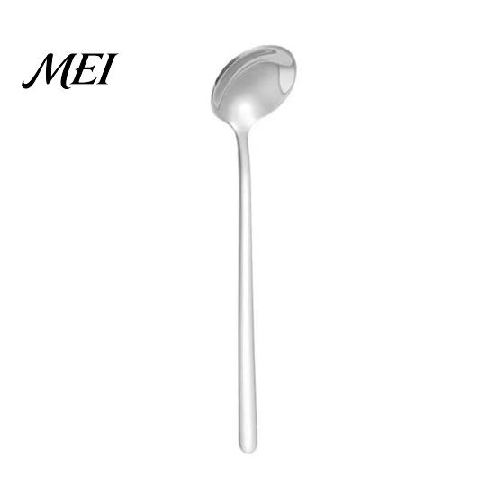 Lightweight Compact Spoon Stainless Steel Coffee Spoon, Round Small Teaspoon for Gold Plated Snack Utensil Dessert, Creative Stirring Ice Cream