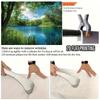 Peaceful Woodland Pond Banner, Outdoor Nature & Zen Wall Decor