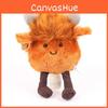 Plush Highland Cattle Toy Cartoon Stuffed Animal Doll Decorations Gift Kids