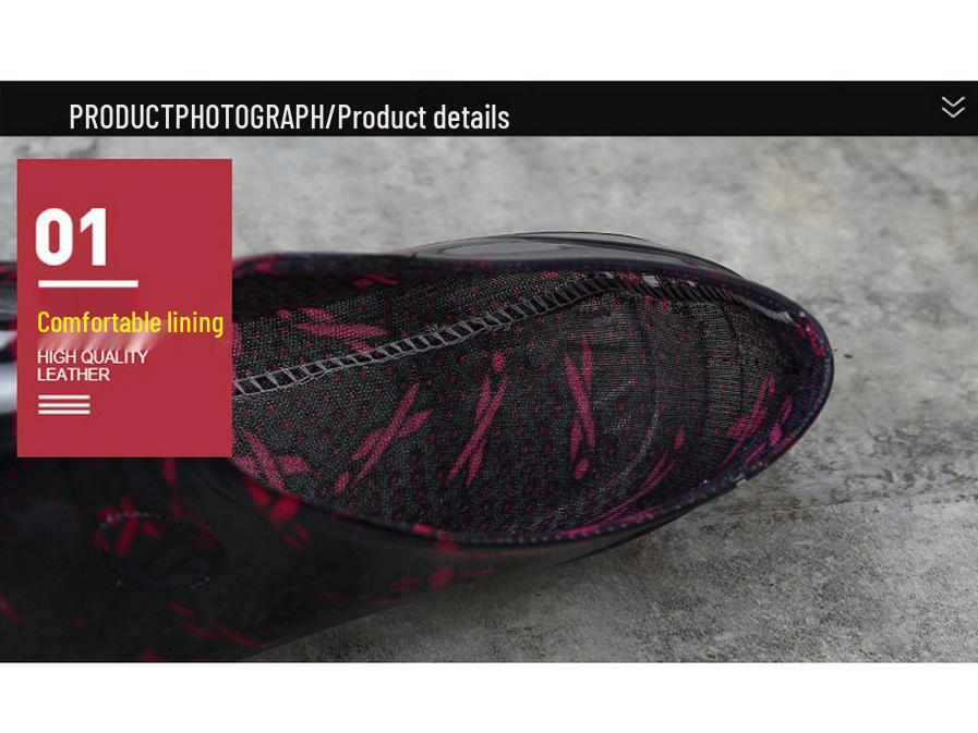 Women's Non-Slip Rubber Rain Boots - Low-Top, Shallow Mouth, Spring & Autumn Fashion Galoshes